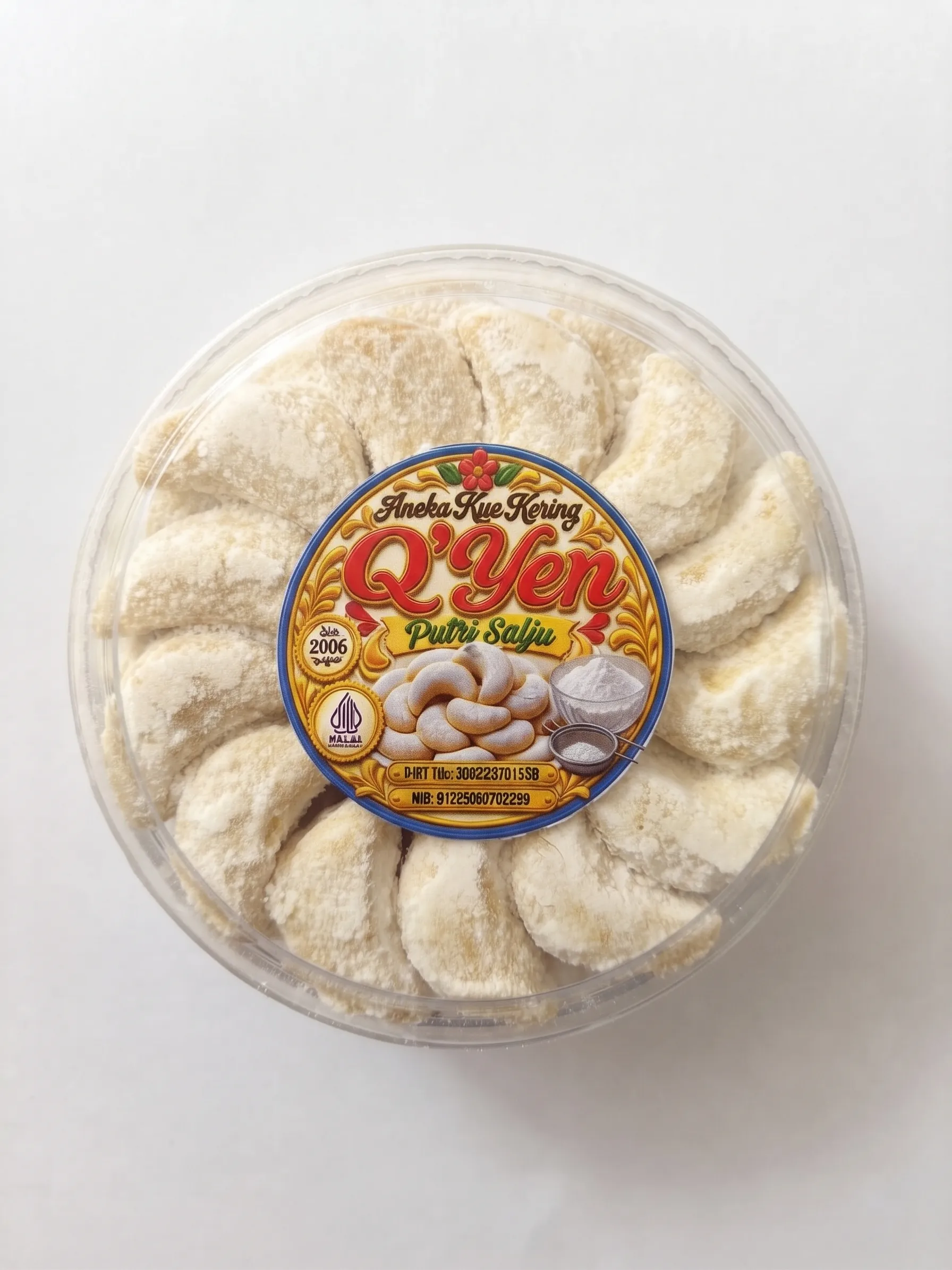Kue Putri Salju — kue kering Q'Yen Kuker
